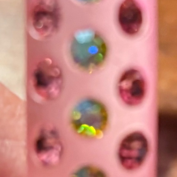 Set of 5 spakly bracelets with hoop earrings - Picture 7 of 10